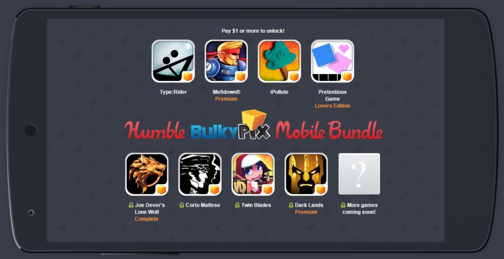 Humble Bundle Mobile spécial BulkyPix