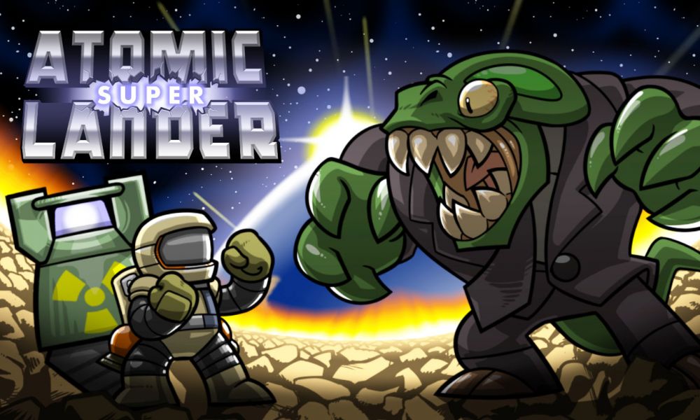 Atomic Super Lander de Crescent Moon Games et bit Weird Games