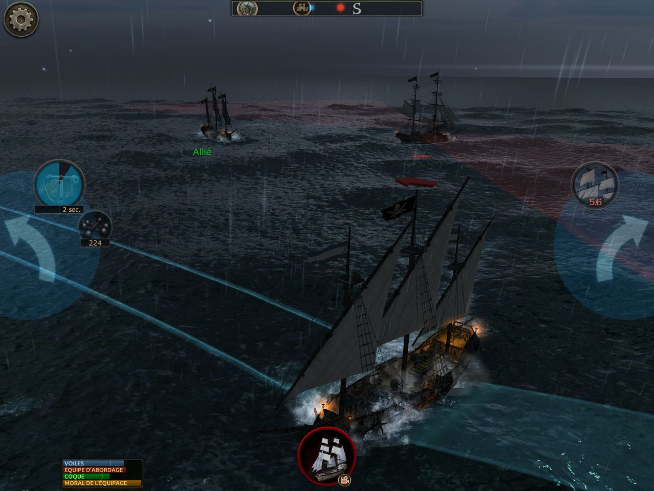 Tempest: Pirate Action RPG (copie d'écran 12 sur Android)