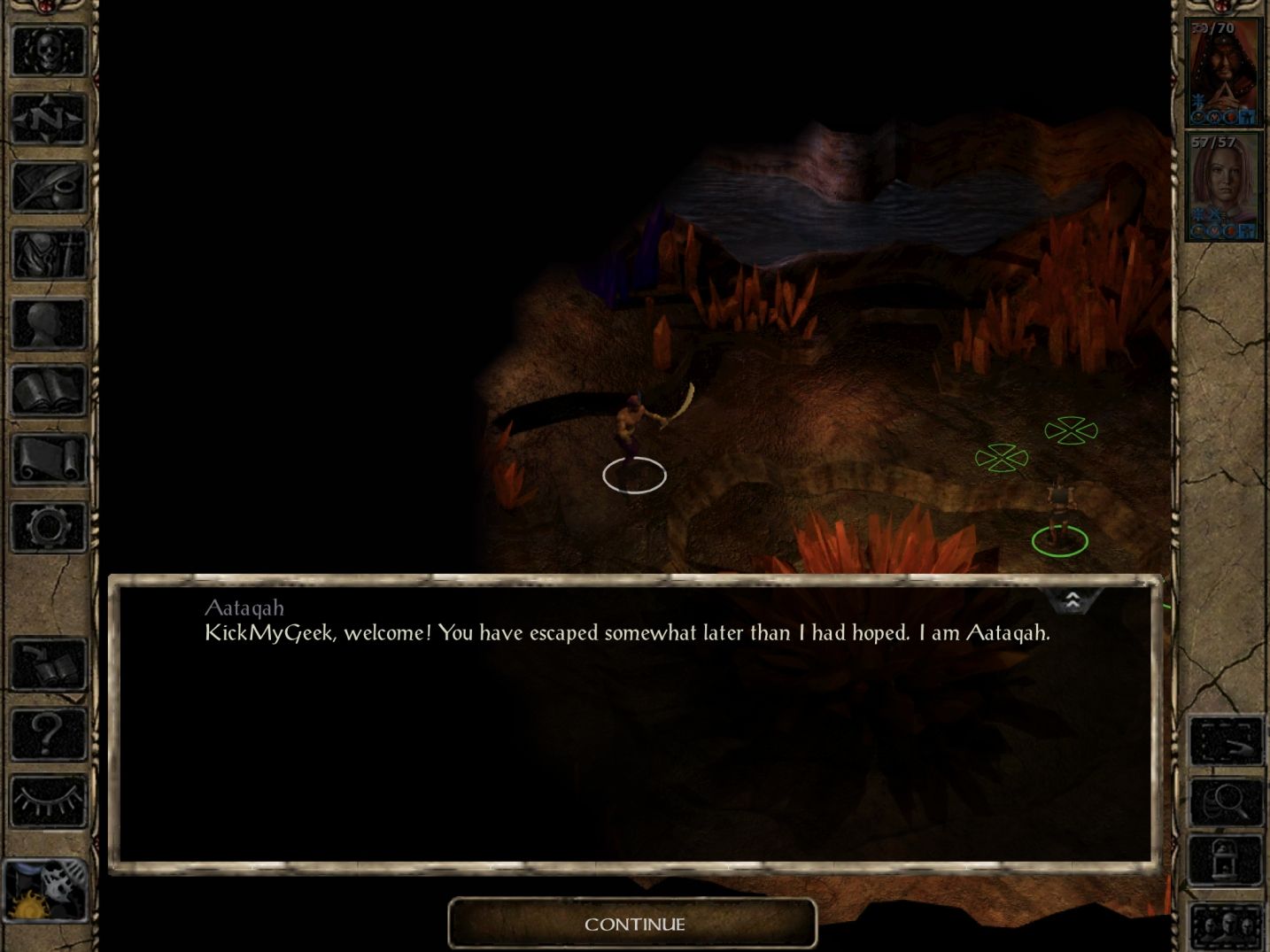 Baldur's Gate II: EE (copie d'écran 6 sur iPhone / iPad)