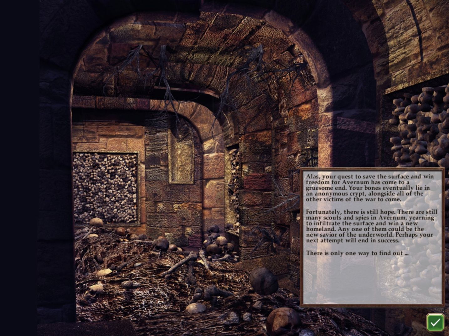 Avernum 3: Ruined World HD (copie d'écran 20 sur iPad)