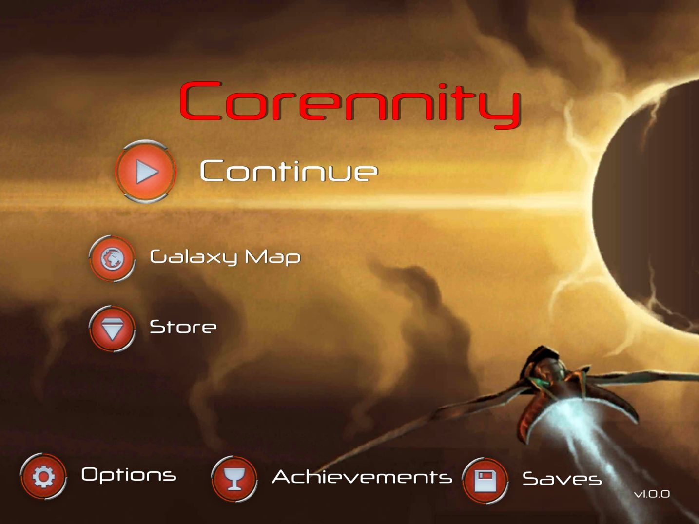 Corennity: Space Wars (copie d'écran 1 sur Android)