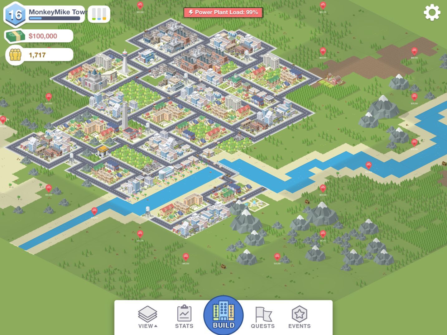 Pocket City (copie d'écran 12 sur Android)