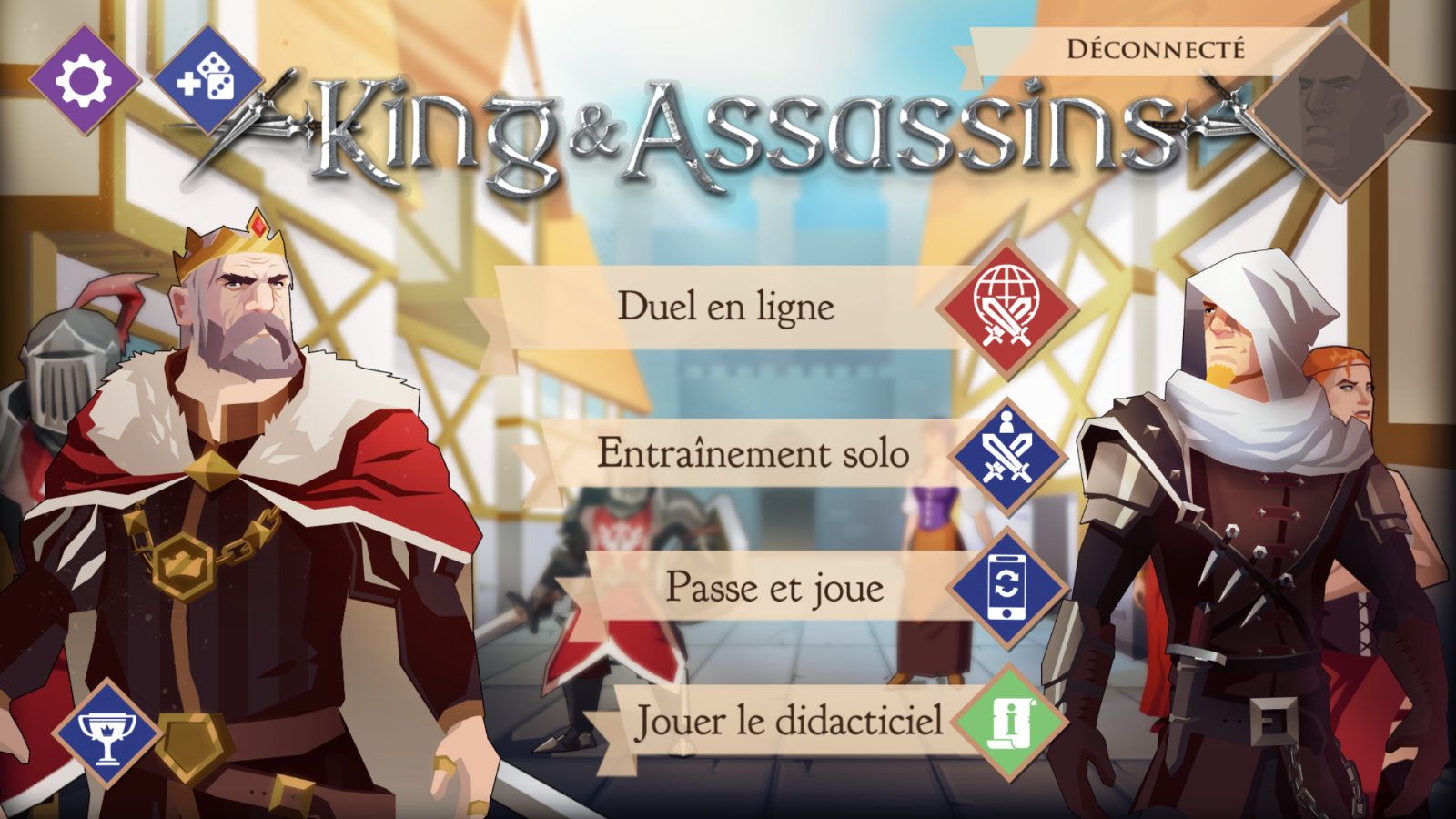 King and Assassins (copie d'écran 1 sur iPhone / iPad)