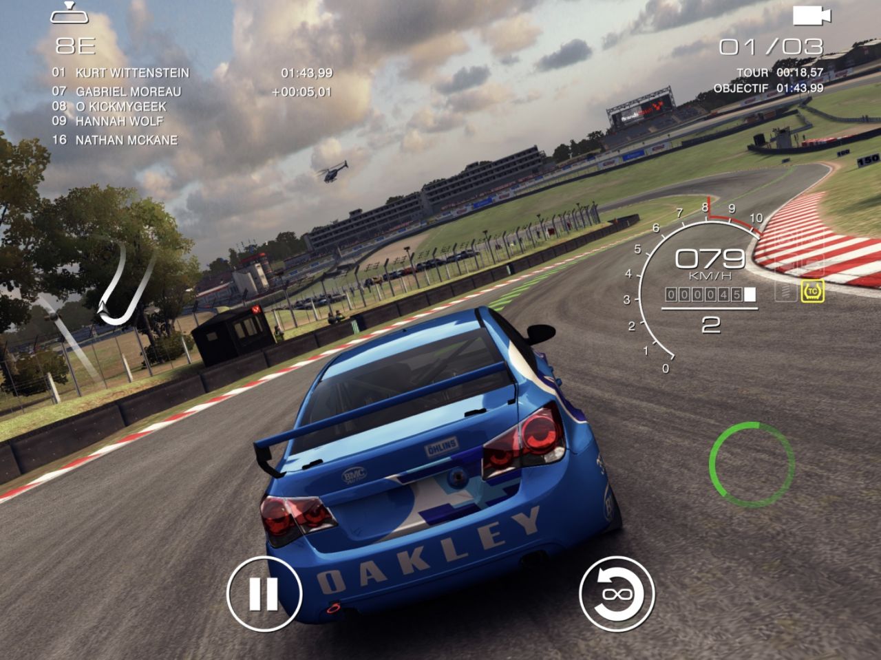 GRID Autosport (copie d'écran 9 sur Android)