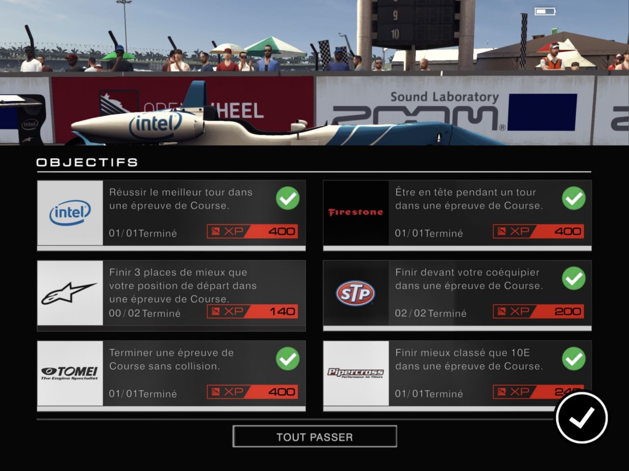 GRID Autosport (copie d'écran 18 sur Android)