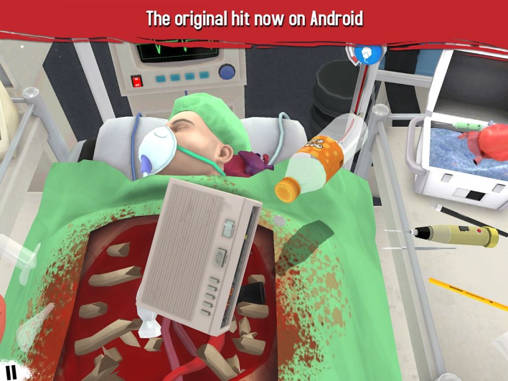 Surgeon Simulator de Bossa Studios sur Android, iPhone et iPad