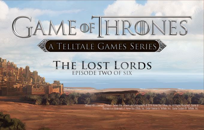 Game of Thrones A Telltale Games Series (Episode 2 The Lost Lords) de Telltale Games
