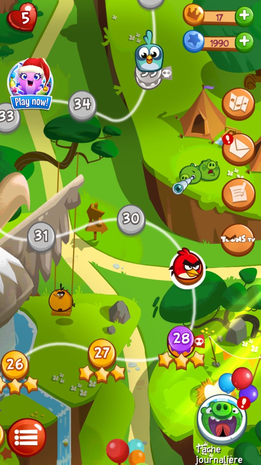 Angry Birds Blast (copie d'écran 1 sur iPhone / iPad)