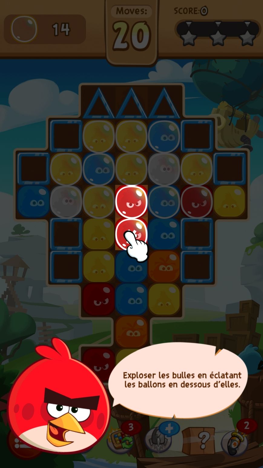 Angry Birds Blast (copie d'écran 3 sur iPhone / iPad)