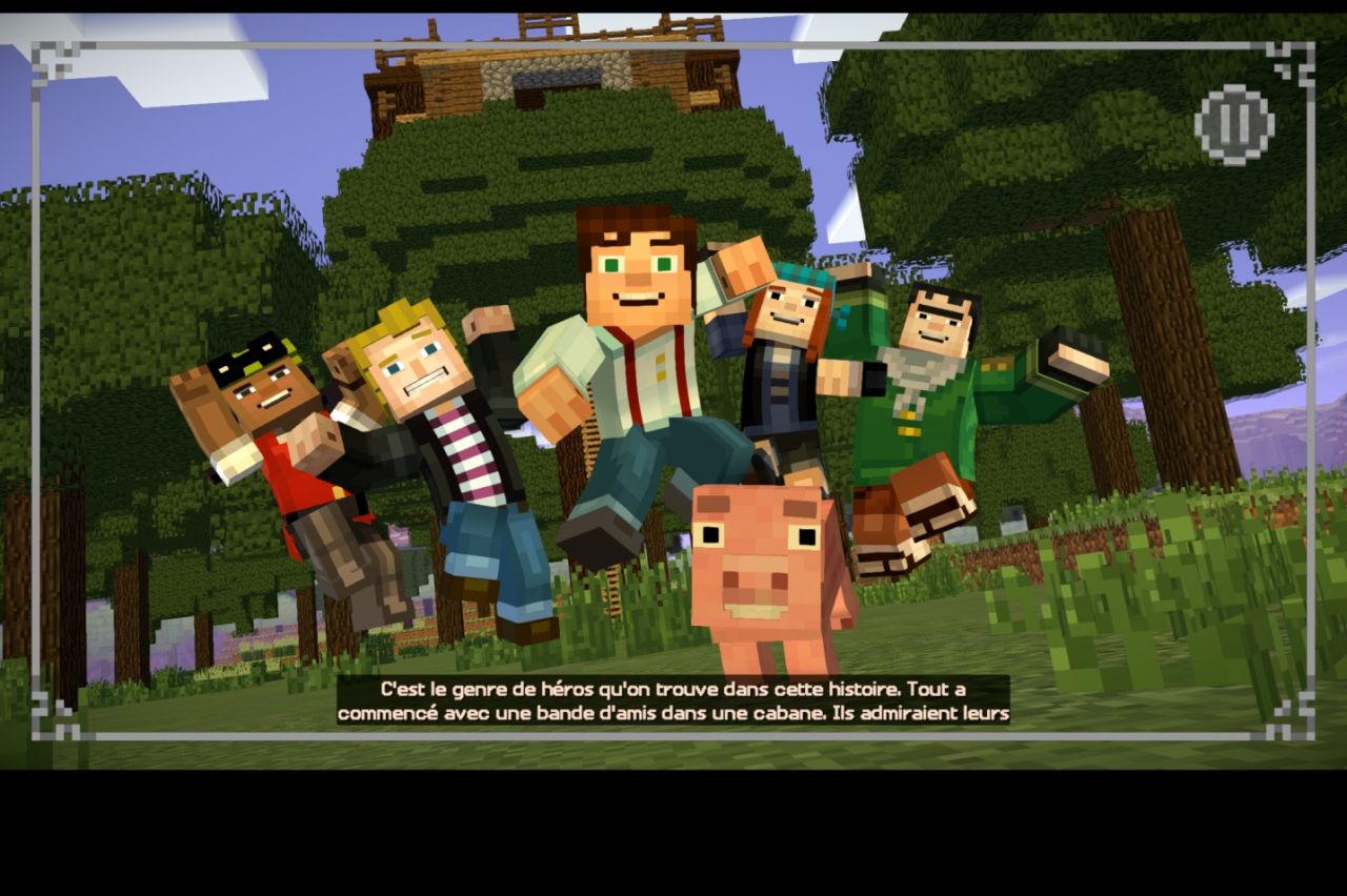 Minecraft: Story Mode - Season Two (Episode 1: Héros à résidence) (copie d'écran 1 sur iPhone / iPad)