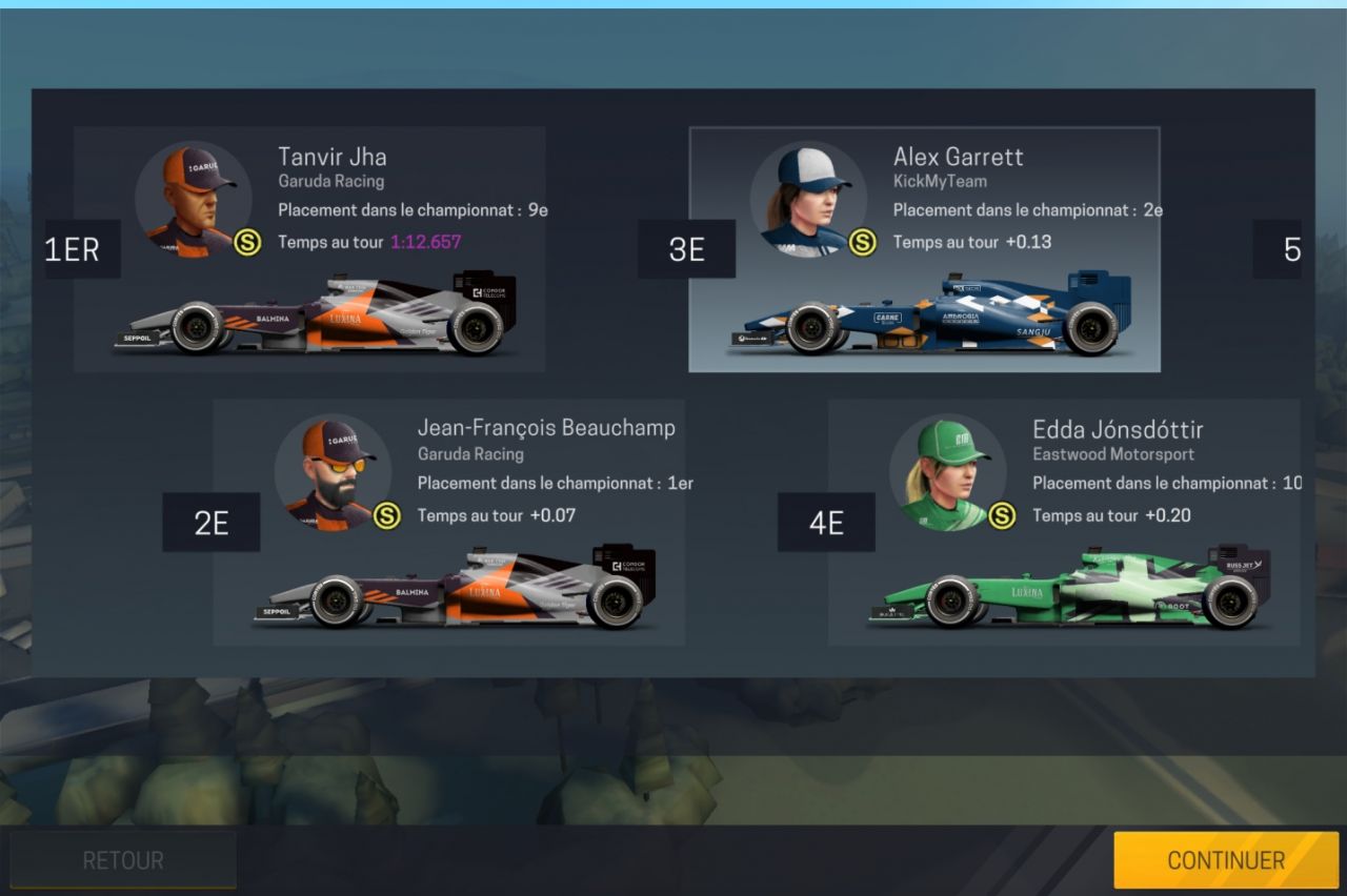 Motorsport Manager Mobile 2 (copie d'écran 19 sur Android)
