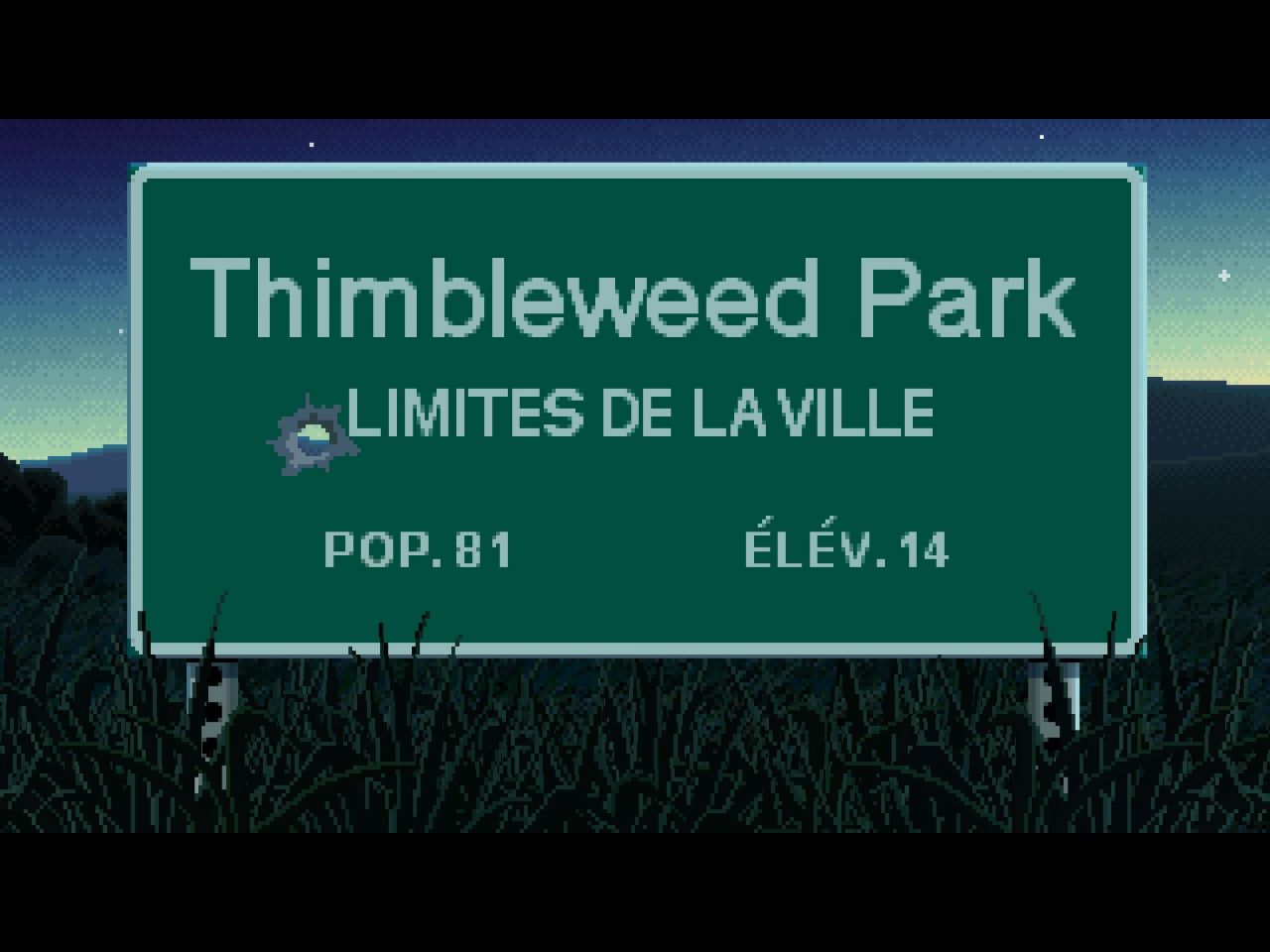 Thimbleweed Park (copie d'écran 1 sur iPhone / iPad)