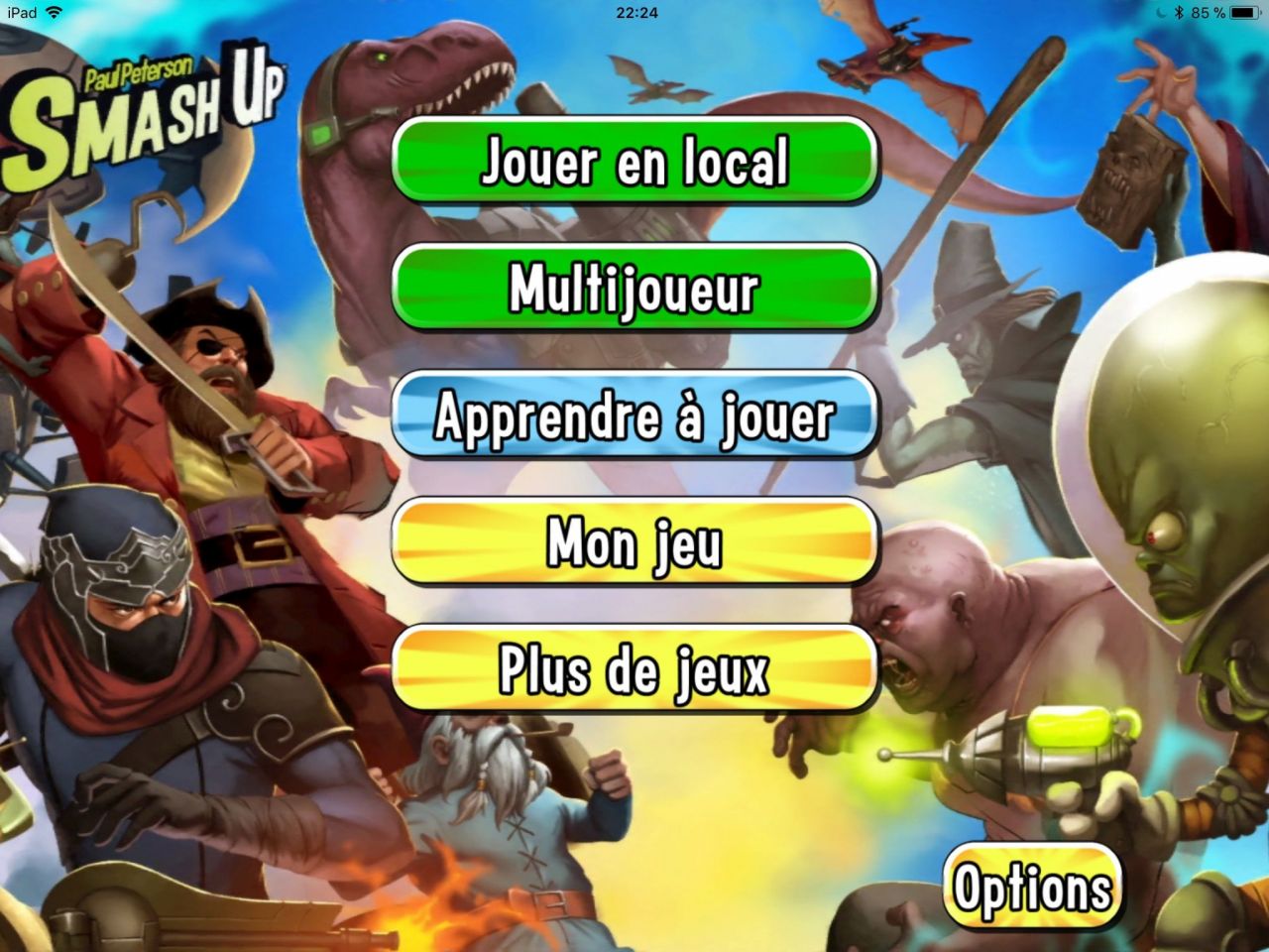 Smash Up- Le jeu de cartes (copie d'écran 2 sur Android)