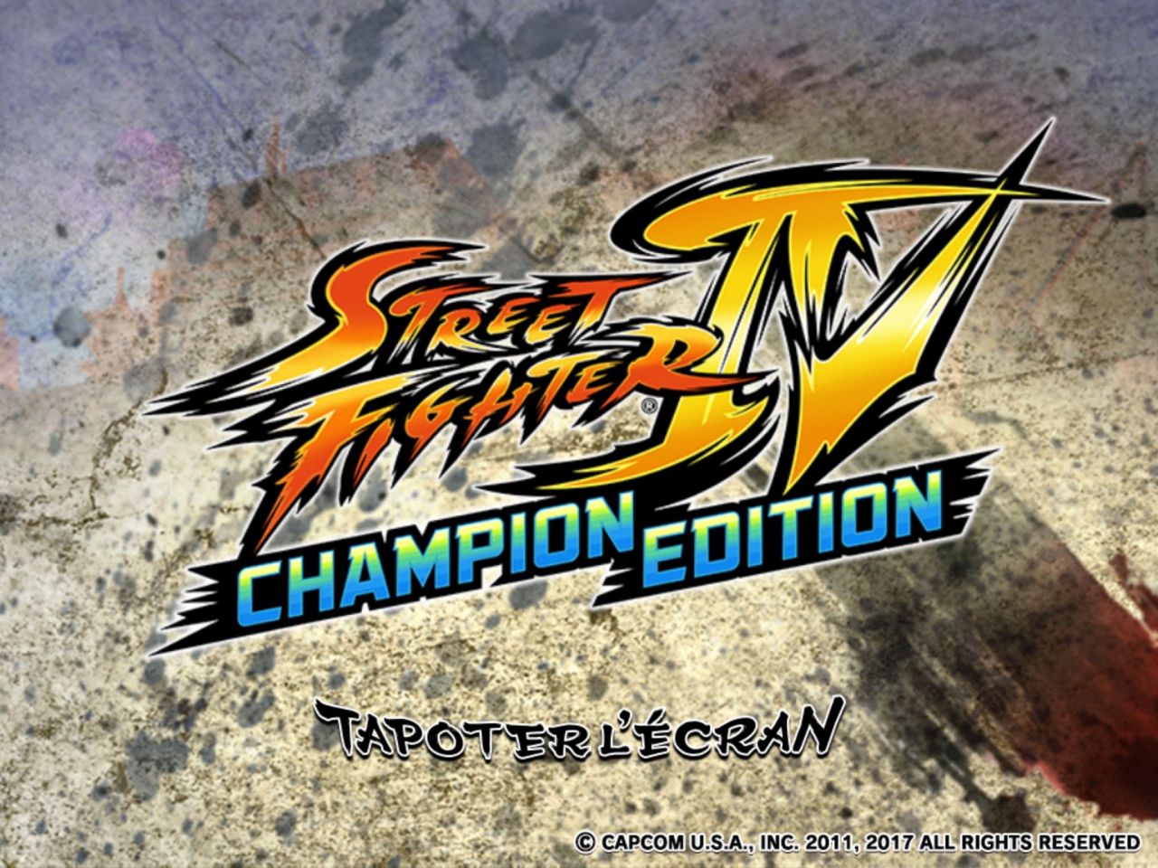 Street Fighter IV Champion Edition (copie d'écran 2 sur Android)