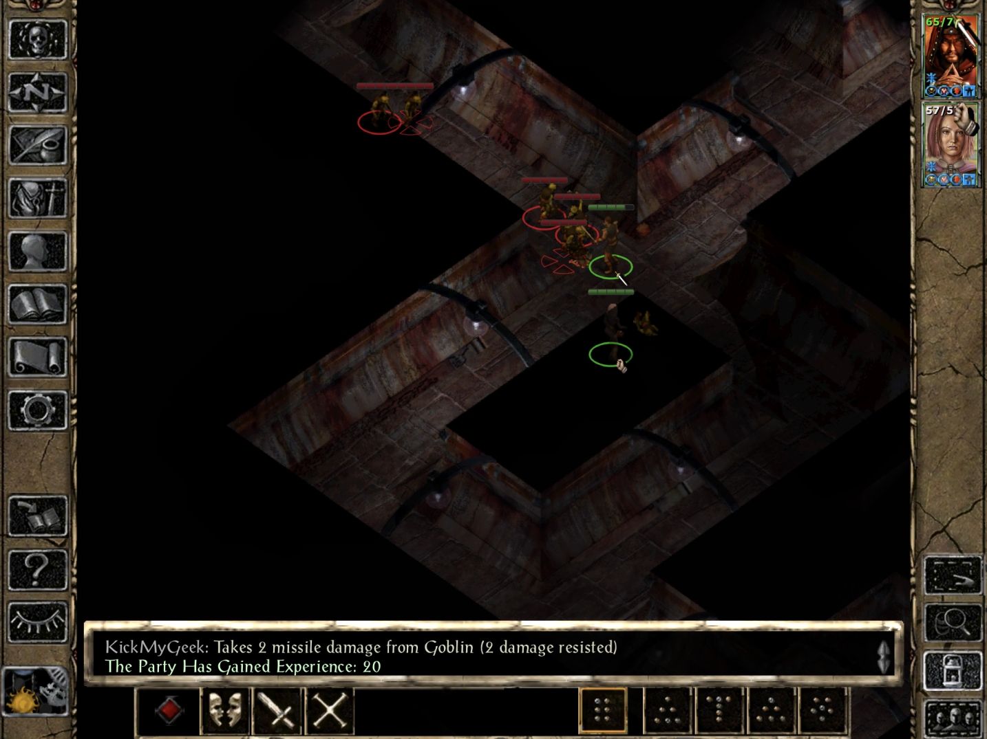 Baldur's Gate II: EE (copie d'écran 9 sur iPhone / iPad)