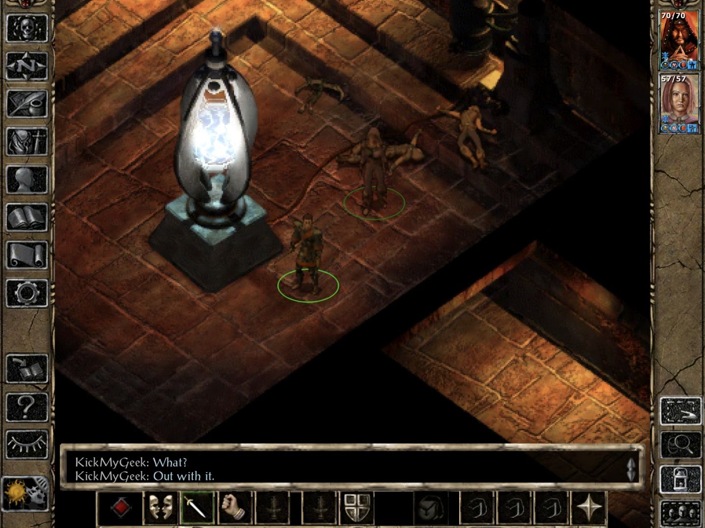 Baldur's Gate II: EE (copie d'écran 12 sur iPhone / iPad)