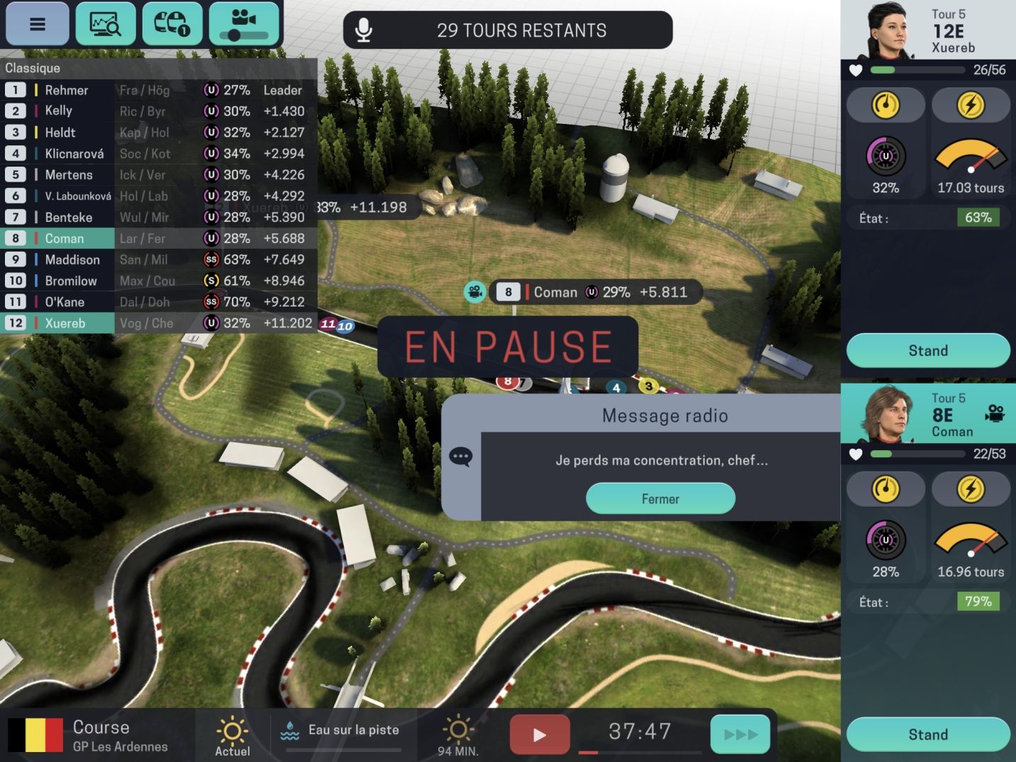 Motorsport Manager Mobile 3 (copie d'écran 28 sur Android)