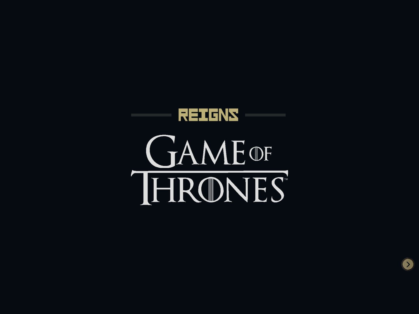 Reigns: Game of Thrones (copie d'écran 1 sur iPhone / iPad)