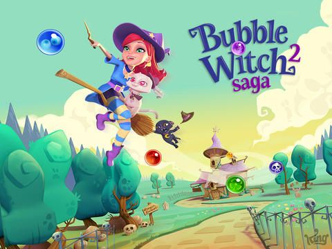 Bubble Witch Saga 2 de King sur iPhone, iPad et Android